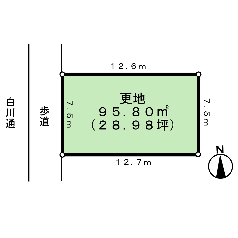 北白川　売土地